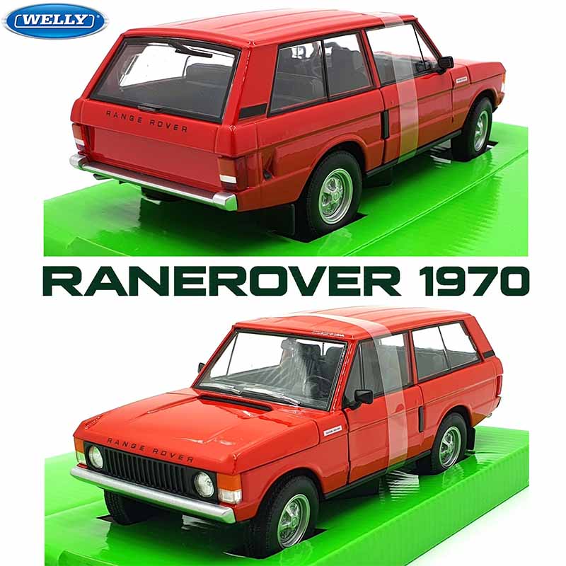 ماکت کلکسیونی ماشین فلزی رنجرور 1970 Welly مقیاس 1:24 | مدل Range Rover 24128W